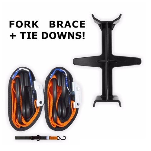 Black And Orange Tie Down Brace Block for RM125 RM250 RMZ250 RMZ450 DRZ400
